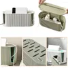 Storage Bottles Wire Cable Case Organizer Box Dustproof Socket Plug Power Line WiFi Router Home Office Organizers