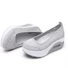 -sual Tenis Shoes Shape Ups thick low heel Woman nurse Fitness Shoes Wedge Swing Shoes moccasins plus size 40 41 42322M