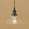 Pendant Lamps IWHD Glass Lamparas Hanging Lamp Led Loft Industrial Lighting Lights Edison Bulb Light Fixture E27 220v For Decor