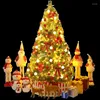 Décorations de noël cryptées arbre de luxe ensemble année 1.5m 1.8m famille cadeaux artificiels pour enfants Navidad décor à la maison 50