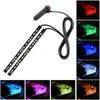 NIEUW 12 LEDS STRIP LAMP USB CAR Sigarettenaansteker Atmosfeer Lichten Multicolor Auto Decoration Dash Foot Socket CAR Interieur