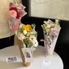 Opakowanie prezentów 5PCS Flower Kraft Paper Opakowanie ręczne Rękę Bukiet Pakowanie