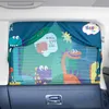 New Side Window Sun Shade for Car Windows Cartoon Cute Spaceman Magnet Side Window Tendine parasole Privacy e protezione UV per bambini