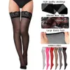 Spitze Frau Socken Silikon Sexy Strümpfe Mode Großhandel Top Plus Größe Oberschenkel Hohe Für Nylon Porno Dessous Bleiben Halten Schwarz Rosa Rot Lange Strumpf Weiß