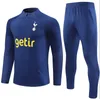 2023 2024 Spurs Survêtement adulte Ensemble enfants Del Chandal 23 24 Survetement SON JANSSEN LO CELSO NDOMBELE homme Vestes de football enfant Costume d'entraînement S-2XL