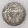 Итальянские штаты 1758 1 Scudo - Clement VIII SEDE Vacante Silver Pode Copy Coins