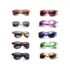 Óculos de sol Lovatfires 10 Pack Sunglasses Adequados para festas para mulheres crianças Multi Color Protection preto e branco Rosa vermelho 230512
