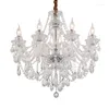 Chandeliers Honey Crystal Chandelier Living Room Lustre Sala De Jantar Cristal Modern Lighting Home Decoration