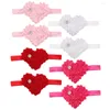 Bandanas 8 szt. Serce opaska na głowę Baby Girl Headbands Toddlers Hair Bands