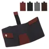 Förvaringspåsar trifold plånbok stor kapacitet bärbar idealisk gåva minimalistisk korthållare vikbar läder för ID -kort dagligen liv