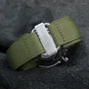 Cinturini per orologi applicabili per P-an-rai B R Cinturino in nylon BR Cinturino per cinturino da esterno robusto da 24 mm Cinturino sportivo Cinturino impermeabile
