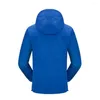 Vestes de course en plein air coupe-vent veste hommes hiver à capuche Softshell coupe-vent imperméable doux manteau coquille mâle fermeture éclair vêtements