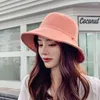 Berets Spring and Summer Big Brim Sunshade Hat Sunblock Sunblock Sun Propostorerman Fashion Basin Double Basin