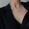 Kedjor hänge halsband mode clavicle kedja choker vackra smycken tillbehör för kvinnor flickor lb