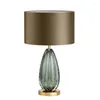 Table Lamps Modern Light Luxury Study Bedroom Bedside Lamp Nordic Simple Model Room Exhibition Hall Living El Glass