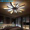 Żyrandole nowoczesne żyrandol LED Nordic akrylowy lampa sufitowa Luminaire Oddział zaprojektowany loft Luster Lampera Lampara Decor Decor.