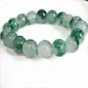 Strand Natural Crystal 10mm Rock Aquatic Agate Beads Tibetan Buddha Prayer Mala Bracelet For Woman Buddhist Jewelry