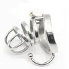 Cockrings 304 Paslanmaz Çelik Dick Cage Seks Oyuncakları İnsan Chastity Cihaz için Scrotum Hook CB6000S