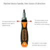 Schroevendraaier Precision Ratchet Screwdriver 38 PCS تعيين قطع CRV مع وجع عالمي 180 درجة قابلة للتعديل الأدوات اليدوية