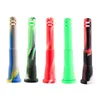 Headshop214 P016 Smoking Pipe Silicone Down Stem Dab Rig Glass Water Pipes Bongs Colorful 14mm Silicone Dropdown 10cm Length Adaptor