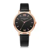 Wristwatches 5pcs مجموعة أعلى طراز أزياء المرأة الفاخرة الفاخرة الفرقة التناظرية Quartz Wristwatch سيدات مشاهدة النساء اللباس الأسود cloc