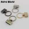 10st 5 färger 45x27mm T-form Nyckel FOB med 24mm Split nyckelringar Key FOB Hårdvara Keychain Accessories Key FOB 210302287C