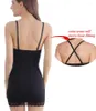 Women's Shapers Skirts Slimming Shapewear Bodysuits Women Soft Cup Bra Wedding Body Shaper Waist Trainer Full Slip Sexy Underwear Dress