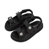 free delivery Designer Sandals Women channel slides Adjustable Buckle Flat Sandals, Comfort Slides with Arch Support, Women Summer beach outdoor shoes.