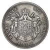 Italiaanse staten 1812/1813 5 Lire - Joachim Murat Silvertate Copy Coins