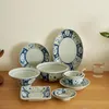 Miski japońska zupa ceramiczna duże zestawy stołowe w stylu retro do zmywarki do zmywarki do zmywarki ramen