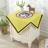 Tafel doek cartoon katoen linnen bedekking deksel handdoek vierkant multifunctioneel stofdichte slaapkamer klein tafelkleed