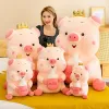 Fat Soft Cartoon Piggy Plush Doll Giant Cute Baby Bottle Pig Toy Large Bed Girl Carrying Sleeping Pillow Decoration Gift 35inch 90cm