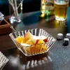 Płyty Placi Snack Fruit KTV Bar Transparent Square Creative Home