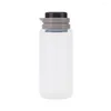 Bottiglie di stoccaggio Barattolo Comoda impugnatura comoda Contenitore per dispensa Alimenti in plastica Forte tenuta per la casa