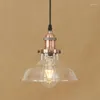 Pendant Lamps IWHD Glass Lamparas Hanging Lamp Led Loft Industrial Lighting Lights Edison Bulb Light Fixture E27 220v For Decor