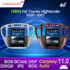128G Android 11 Car DVD Navigation GPS for Toyota Highlander 1 2000-2007マルチメディアプレーヤー4G WiFi IPS DSP RDSラジオなしDVDプレーヤー