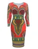 Abbigliamento etnico Abiti africani per le donne Costume cosplay Dashiki Stampa Moda etnica tribale Vneck Abbigliamento donna Casual Abito sexy Abito da festa 230512