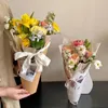 Opakowanie prezentów 5PCS Flower Kraft Paper Opakowanie ręczne Rękę Bukiet Pakowanie