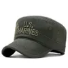 2020 Amerika Birleşik Devletleri ABD Deniz Piyadeleri Kapak Şapkası Kamuflaj Düz Top Şapka Erkekler Pamuk Hhat ABD NAV SQCHXO HOMES2007219I