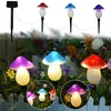 شمسية LED String Light Garden Decoration 8 Modes Mushroom Lights