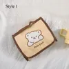 Cosmetic Bags Ins Fashion Portable Makeup Large Capacity Bag Cartoon Bear Cute Women Travel Wash Hanging Beauty Storage