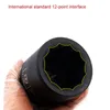 ContactDozen 3/4 "인치 드라이브 Torx Deep Impact Socket 80mm 12Point CRV 에어 소켓 렌치 헤드 공압 전기 래칫 렌치