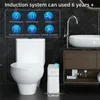 Bidoni per rifiuti 14l Smart Bathroom Trash Can Insaccamento automatico Elettronico Bianco Touchless N Sensor Bidone della spazzatura Home 230512