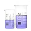 1 Pz 50 ml A 2000 ml Forma Alta Bicchiere di Vetro Laboratorio di Chimica Borosilicato Trasparente Addensato Con Beccuccio