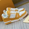 2023 hete zomer ademende klassieke heren dames casual schoenen trainer designer sneakers afdrukken laag uitgesneden groen rood zwart wit loopschoen 39-44 m029