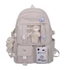 School Bags High Student Backpack With Large Capacity Female Korean Version Cartoon