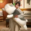Japonya Anime Cat Peluş Oyuncak Dev Yumuşak Karikatür Yavru Kedi Bebeği Kız Arkadaş Hediye Dekorasyonu 49inch 125cm