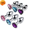 Massaggio Mini Sexy Jelly Color Metal Plug anale Dilatatore anale per uomini e donne adulti Divertimento Flirtare Masturbazione Giocattoli per adulti Gay