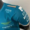 Heren T-shirts Aston Martin Aramco 14 Cognizant F1 2023 officiële Fernando Alonso teamcoureur