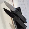 Messen JUFULE 535BK 5353 D2 Blade Real Carbon Fiber Handvat Vouwen Pocket Survival EDC Tool Keuken Camping Hunt Utility Outdoor mes